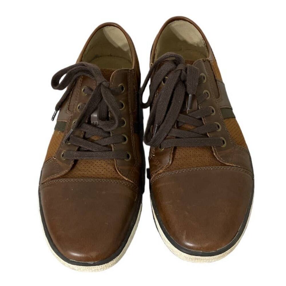Unlisted by Kenneth Cole Shiny Crown Fashion Sneaker Chestnut Brown - Picture 5 of 8
